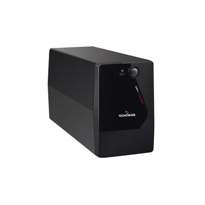 Tecnoware UPS ERA PLUS 1100, SAI de 1100VA, Protección contra cortes de  energía para PC, módem, videovigilancia, Estabilizador AVR, USB, Software